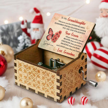 Load image into Gallery viewer, Personalized Wooden Music Box Custom Gift for Granddaughter
