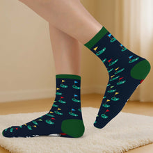 Load image into Gallery viewer, Personalized Golf Socks Custom Name Gift for Dad or Golfer
