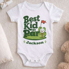 Load image into Gallery viewer, Personalized Custom Baby Onesie Best Kid By Par Gift for Golf Lovers
