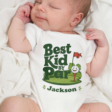 Load image into Gallery viewer, Personalized Custom Baby Onesie Best Kid By Par Gift for Golf Lovers
