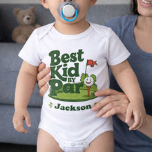 Load image into Gallery viewer, Personalized Custom Baby Onesie Best Kid By Par Gift for Golf Lovers
