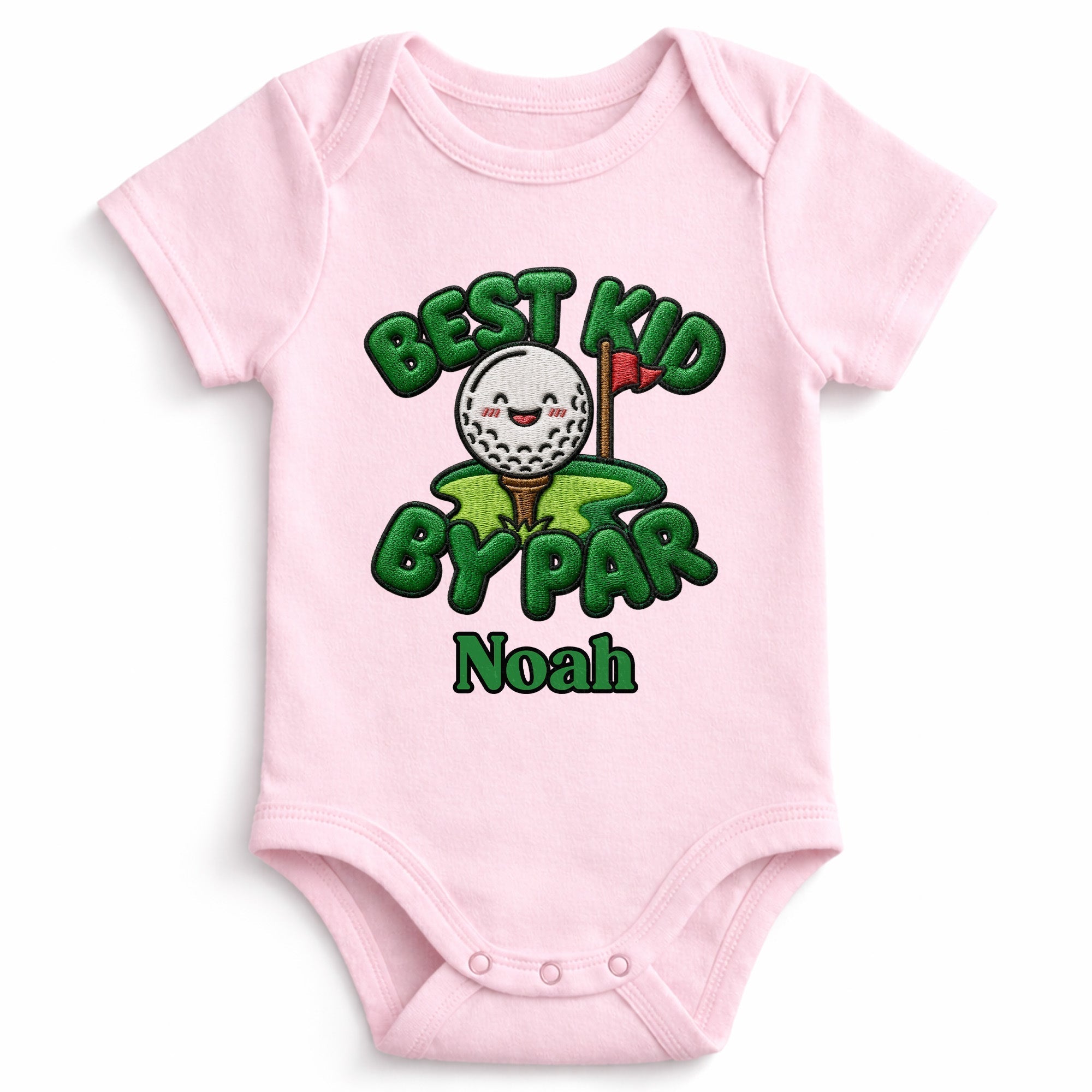 Personalized Baby Onesie Custom Name Golf Design Gift for Kids