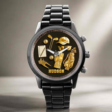 Load image into Gallery viewer, Personalized Custom Men's Watch for Golf Lovers | Golf Gift
