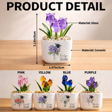 Load image into Gallery viewer, Personalized Custom Glass Tulips Graduation Gift for Her
