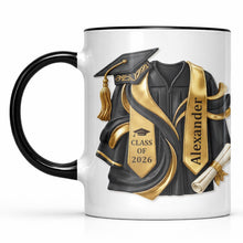 Load image into Gallery viewer, Personalized Custom Graduation Accent Mug Gift for Graduates
