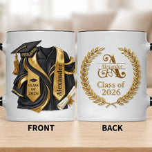 Load image into Gallery viewer, Personalized Custom Graduation Accent Mug Gift for Graduates
