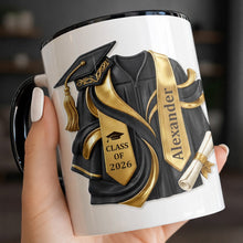 Load image into Gallery viewer, Personalized Custom Graduation Accent Mug Gift for Graduates
