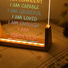 Load image into Gallery viewer, Personalized Acrylic Night Light Custom Name for Kids Gift
