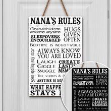 Load image into Gallery viewer, Personalized Wood Sign Custom Shape for Grandma Family Decor
