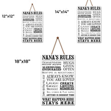 Load image into Gallery viewer, Personalized Wood Sign Custom Shape for Grandma Family Decor
