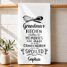 Load image into Gallery viewer, Personalized Kitchen Towel Custom Name Gift for Grandma

