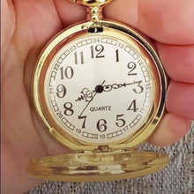 Load image into Gallery viewer, Personalized Custom Pocket Watch Engraved Gift for Grandpa
