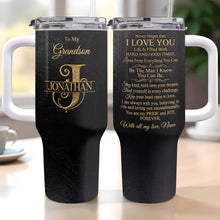 Load image into Gallery viewer, Personalized 40oz Insulated Tumbler Custom Name Gift for Grandson
