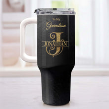 Load image into Gallery viewer, Personalized 40oz Insulated Tumbler Custom Name Gift for Grandson
