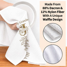 Load image into Gallery viewer, Personalized Kitchen Towel for Grandson with Custom Monogram Gift
