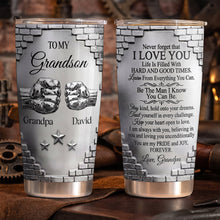 Load image into Gallery viewer, Personalized 20oz Stainless Steel Tumbler for Grandson Gift
