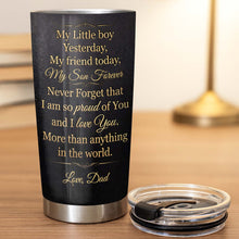 Load image into Gallery viewer, Personalized Stainless Steel Tumbler Custom Name Gift for Son
