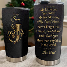 Load image into Gallery viewer, Personalized Stainless Steel Tumbler Custom Name Gift for Son
