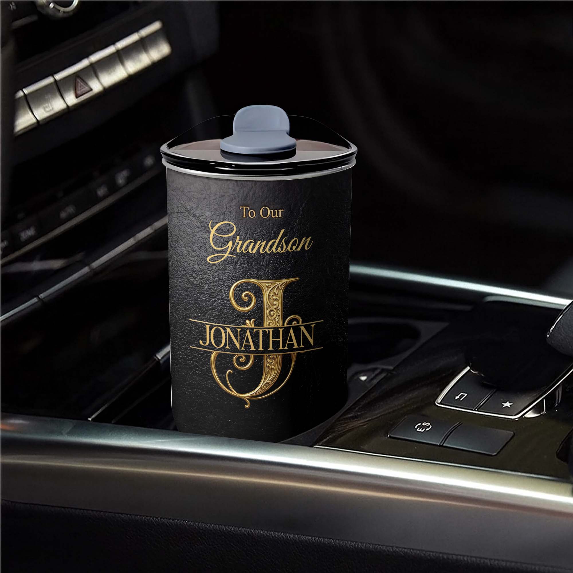 Personalized Monogram Initial 10oz Tumbler for Grandson