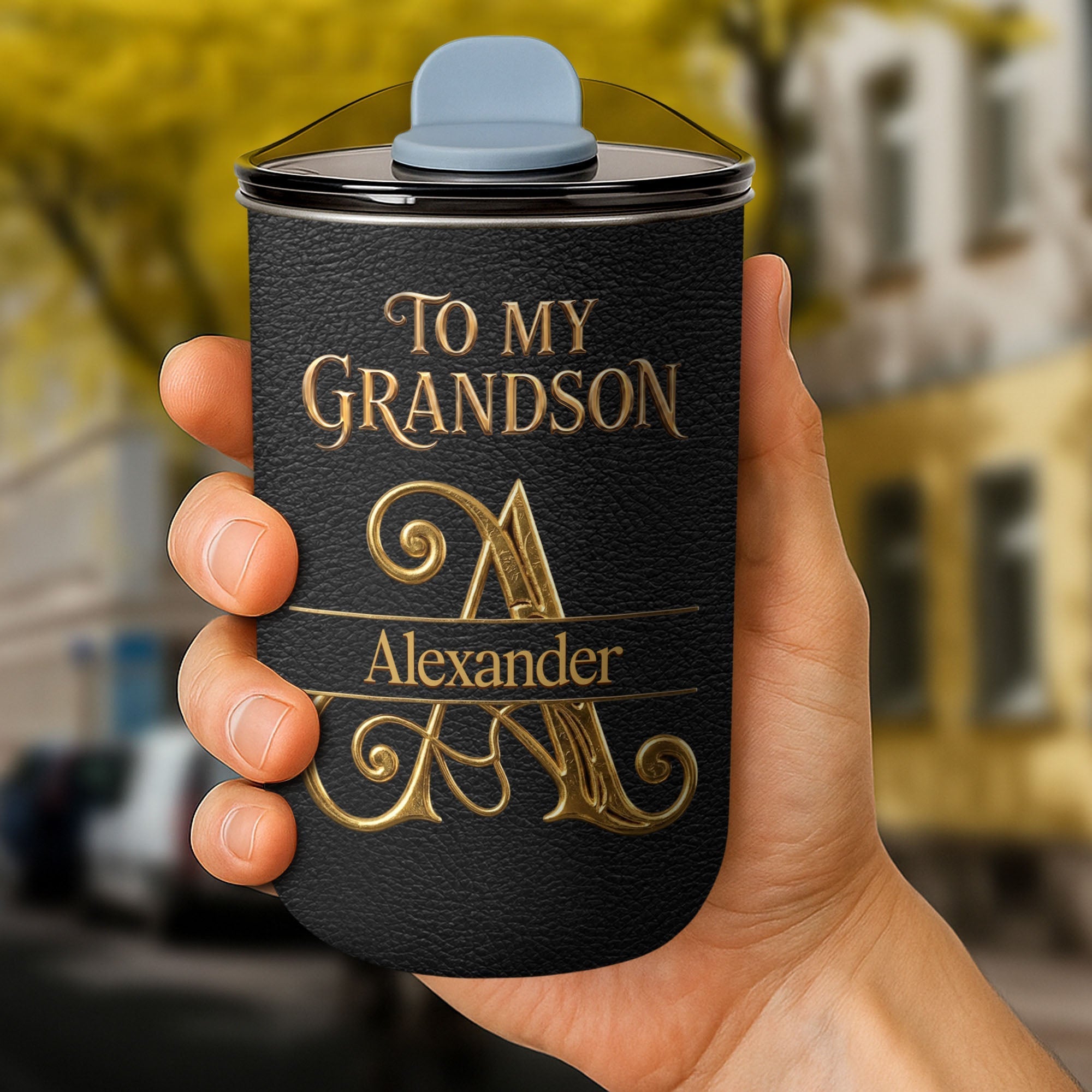 Personalized 10oz Tumbler Custom Name Gift for Grandson