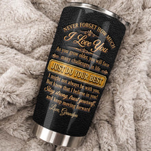 Load image into Gallery viewer, Personalized 20oz Stainless Steel Tumbler for Grandson Gift
