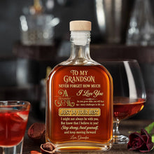 Load image into Gallery viewer, Personalized Whiskey Bottle Custom Name Gift for Grandson
