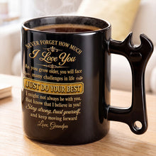 Load image into Gallery viewer, Personalized Wrench Handle Coffee Mug Custom Name Gift for Grandson
