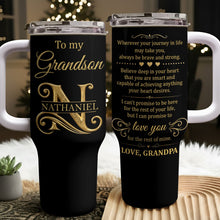 Load image into Gallery viewer, Personalized 40oz Tumbler Custom Name Gift for Grandson
