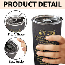 Load image into Gallery viewer, Personalized Gold Monogram Tumbler for Grandson 20oz Gift
