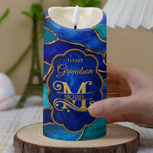 Load image into Gallery viewer, Personalized Flameless LED Candle for Grandson Custom Name Gift
