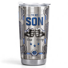 Load image into Gallery viewer, Personalized Stainless Steel Tumbler Custom Name for Son Gift
