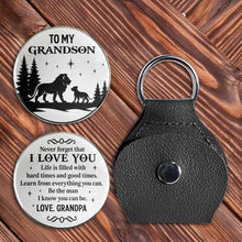 Load image into Gallery viewer, Personalized Pocket Hug Custom Message for Grandson Gift

