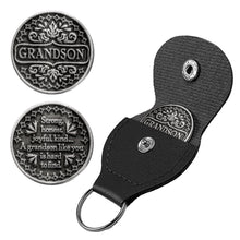 Load image into Gallery viewer, Personalized Pocket Hug Token Custom Message Gift for Grandson
