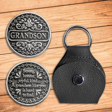 Load image into Gallery viewer, Personalized Pocket Hug Token Custom Message Gift for Grandson
