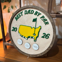 Load image into Gallery viewer, Personalized Golf Ball Plaque Custom Gift for Dad, Grandpa
