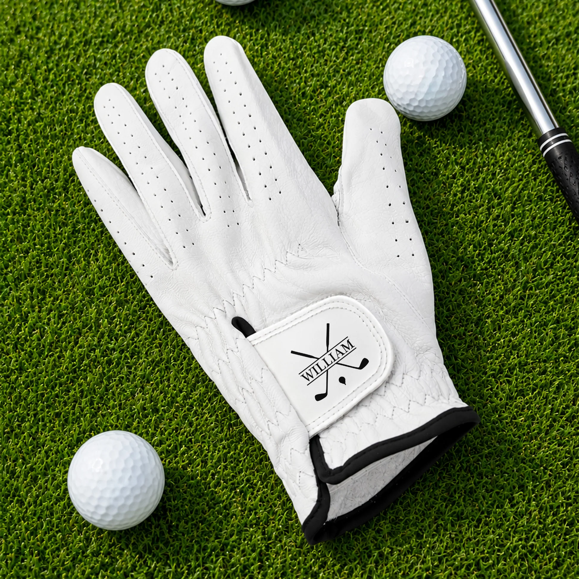 Personalized Golf Glove Custom Name Gift for Men & Women