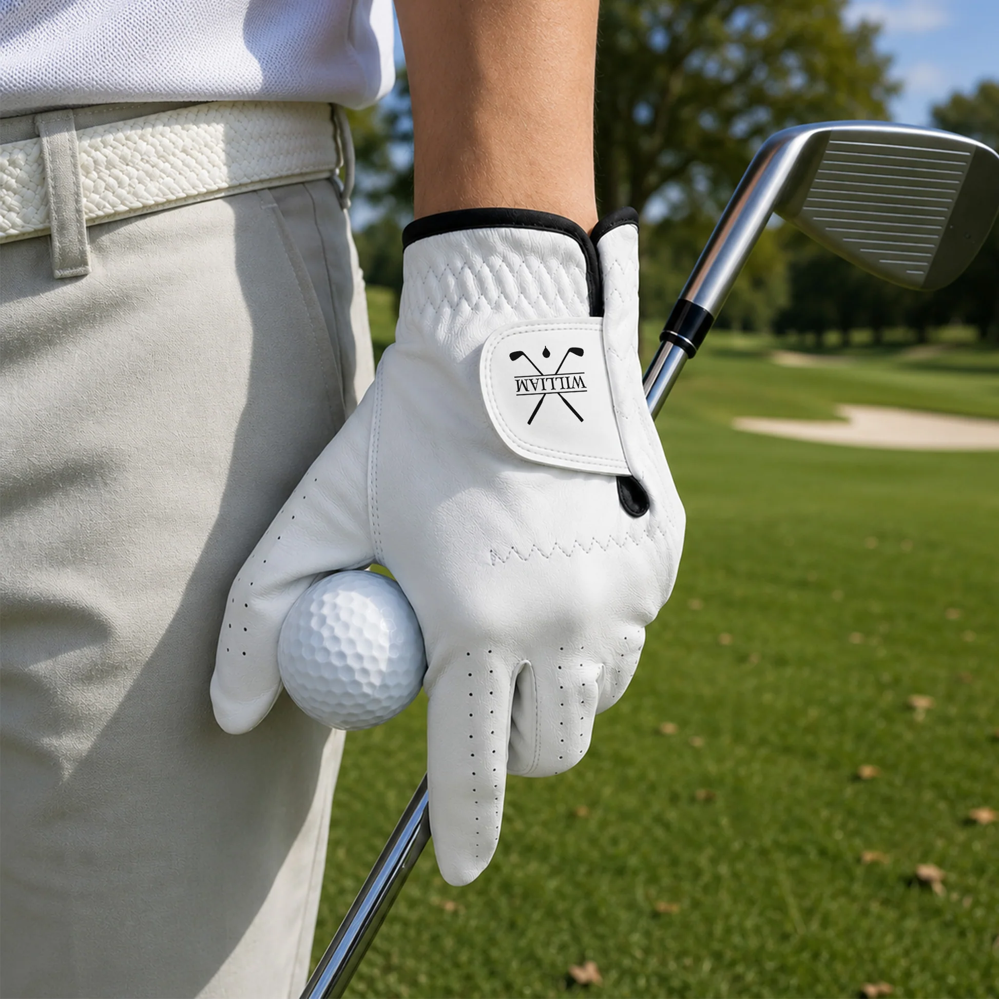 Personalized Golf Glove Custom Name Gift for Men & Women