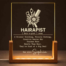 Load image into Gallery viewer, Personalized Acrylic Night Light Custom Name Gift for Stylist
