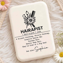 Load image into Gallery viewer, Personalized LED Pocket Mirror Custom Name for Hairstylists
