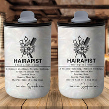 Load image into Gallery viewer, Personalized Floral 10oz Tumbler Custom Hair Stylist Gift
