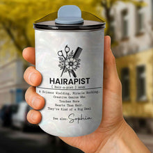Load image into Gallery viewer, Personalized Floral 10oz Tumbler Custom Hair Stylist Gift
