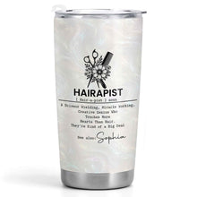 Load image into Gallery viewer, Personalized 20oz Stainless Steel Tumbler Custom Gift for Hairstylist
