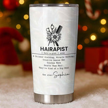 Load image into Gallery viewer, Personalized 20oz Stainless Steel Tumbler Custom Gift for Hairstylist
