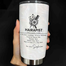 Load image into Gallery viewer, Personalized 20oz Stainless Steel Tumbler Custom Gift for Hairstylist
