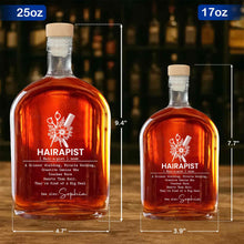 Load image into Gallery viewer, Personalized Whiskey Bottle Custom Name Gift for Hairstylist
