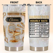 Load image into Gallery viewer, Personalized 20oz Tumbler Gift for Hairdresser Custom Name
