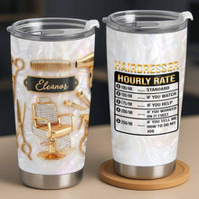 Load image into Gallery viewer, Personalized 20oz Tumbler Gift for Hairdresser Custom Name
