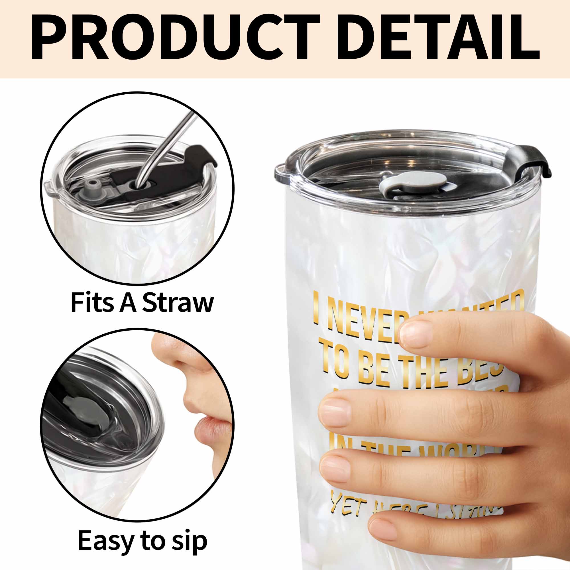 Personalized 20oz Tumbler Custom Hairdresser Gift Idea