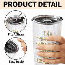 Load image into Gallery viewer, Personalized Hair Wizard Tumbler with Hairdresser Tools 20oz
