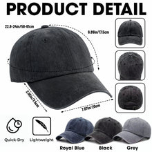 Load image into Gallery viewer, Personalized Washed Denim Cap Custom Name Gift for Stylist
